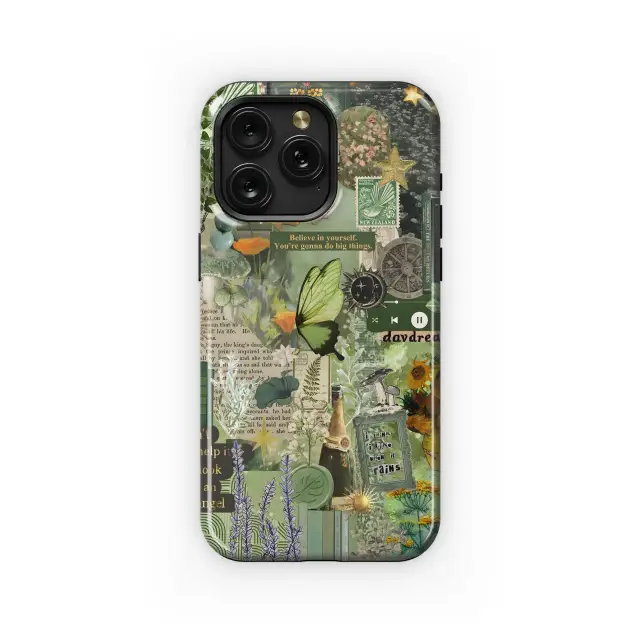 Samsung Galaxy A33 5G Green Daydream Aesthetic Phone Case