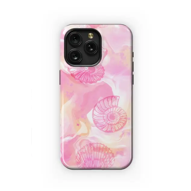 Samsung Galaxy A33 5G Watercolor Sea Shells Painting Tie Dye Pattern Phone Case