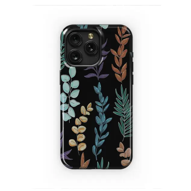 Samsung Galaxy A40 Earthy Foliage in the Shadows Phone Case
