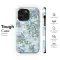Samsung Galaxy A41 Vintage Blue Floral Pattern Phone Case - Image 6
