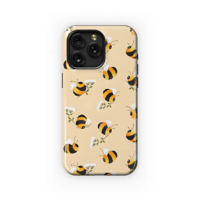 Samsung Galaxy A42 5G Cute Bees and Flowers Phone Case