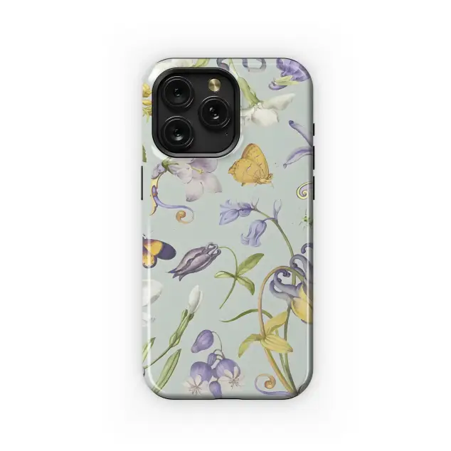 Samsung Galaxy A50 Floral Butterfly Garden Phone Case