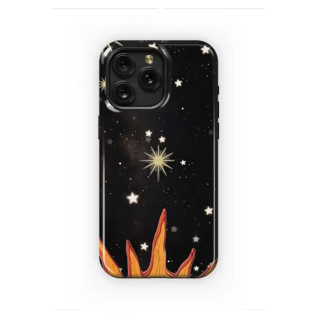 Samsung Galaxy A50 Her Gaze Holds the Cosmos Phone Case