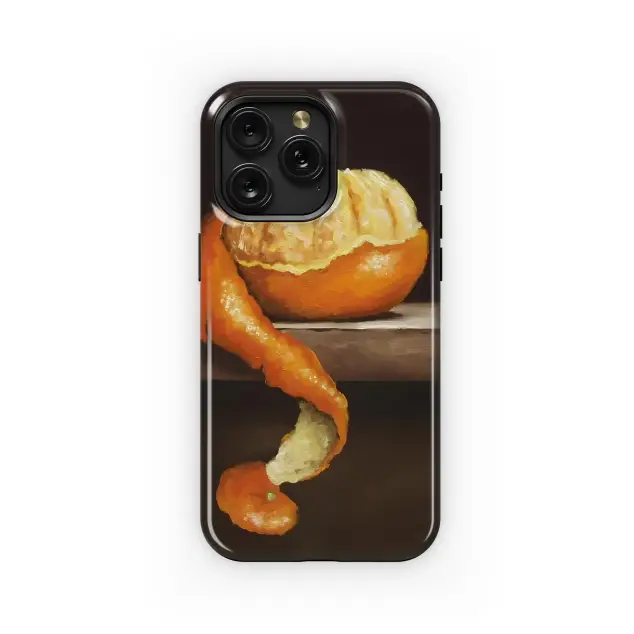 Samsung Galaxy A50 Peeled Orange Still Life Art Phone Case