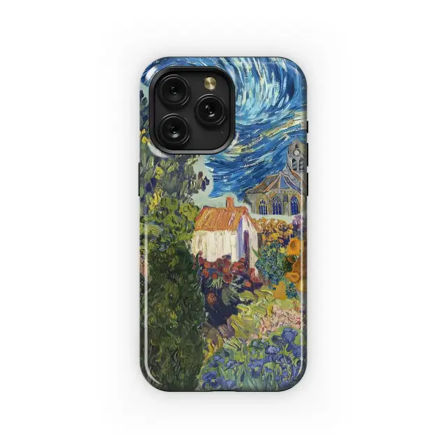 Samsung Galaxy A50s Van Gogh Starry Night Garden Phone Case