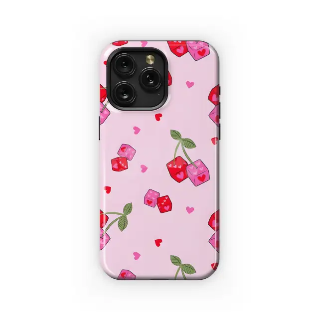 Samsung Galaxy A53 5G Sweetheart Cherry Dice Phone Case