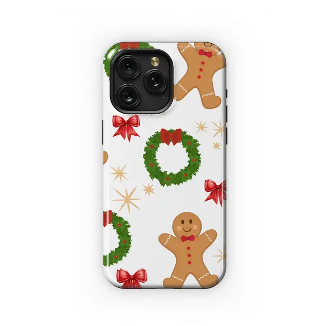 Samsung Galaxy A54 5G Sweet Holiday Gingerbread Sparkle Phone Case