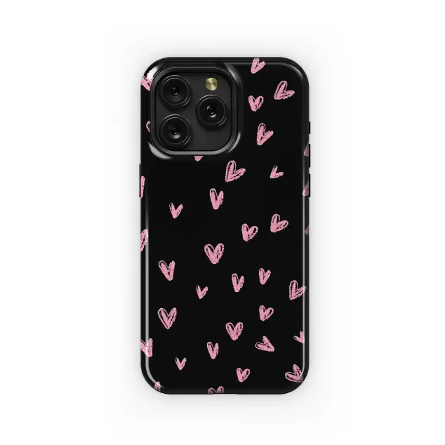 Samsung Galaxy A6 2018 A Cascade of Chalk Hearts Phone Case
