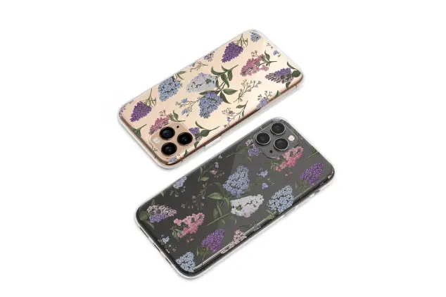 Samsung Galaxy A71 Clear A Gentle Floral Nocturne Phone Case