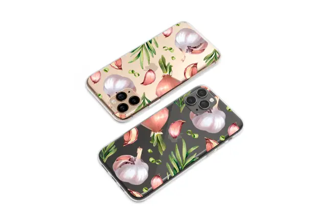 Samsung Galaxy A71 Clear Savory Watercolor Herb Garden Phone Case