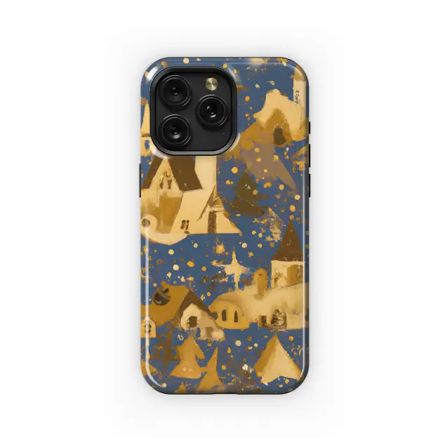 Samsung Galaxy A72 5G Baroque Winter Village Phone Case