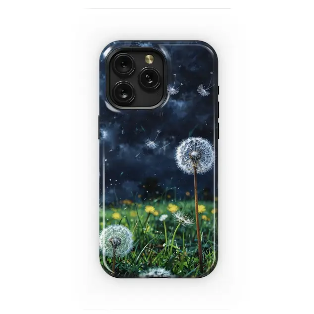 Samsung Galaxy A72 5G Dandelion Wishes Night Sky Phone Case