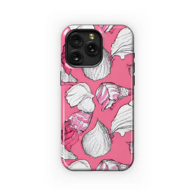 Samsung Galaxy A72 5G Watercolor hot pink seashell Phone Case