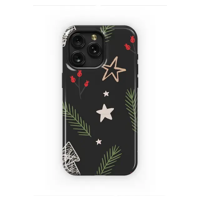 Samsung Galaxy A72 Rustic Christmas Tree Star Pattern Mini S S Phone Case