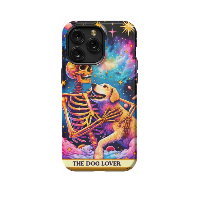 Samsung Galaxy J3 2017 Skeleton Tarot The Dog Lover Phone Case