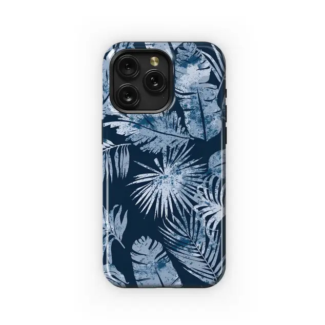 Samsung Galaxy J6 2018 Abstract Tropical Leaves Grunge Phone Case