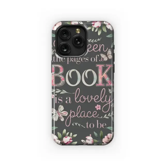 Samsung Galaxy J6 2018 Between Pages Lovely Place To Be Phone Case