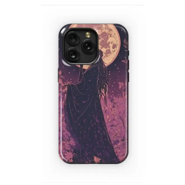 Samsung Galaxy M11 Lunar Goddess in Starry Garden Phone Case