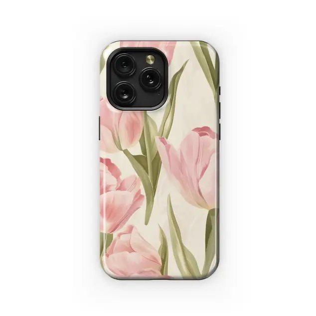 Samsung Galaxy Note 10 Lite Pink Tulip Watercolor Floral Phone Case