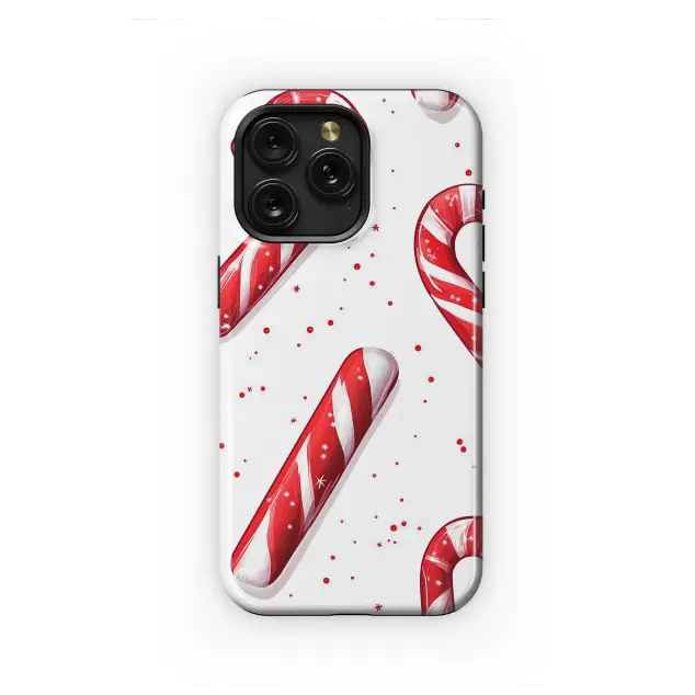 Samsung Galaxy Note 10 Plus Festive Candy Cane Christmas Pattern Mini S S Phone Case