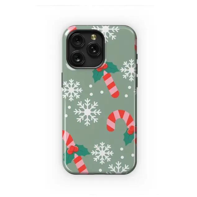 Samsung Galaxy Note 20 5G Christmas Candy Cane Snowflake Pattern S S Phone Case