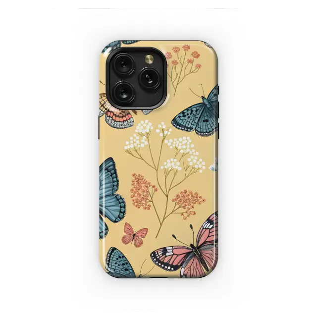 Samsung Galaxy Note 20 5G Golden Hour Butterfly Garden Art Phone Case