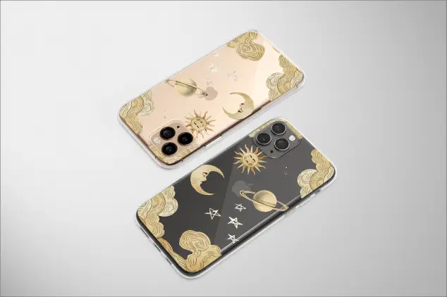 Samsung Galaxy Note 20 Ultra Clear A Sky of Gilded Mythology Phone Case