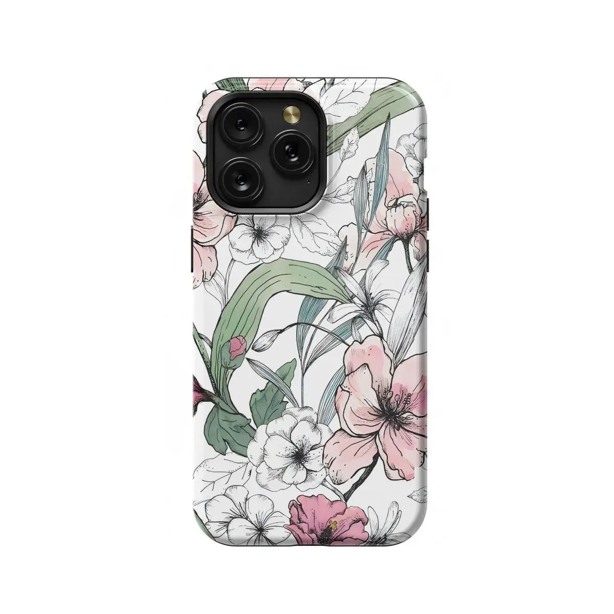 Samsung Galaxy Note 20 Flower Floral Watercolor # Phone Case - Image 1