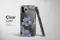 Samsung Galaxy Note 8 Clear Vintage Periwinkle Garden Floral Art Phone Case - Image 3