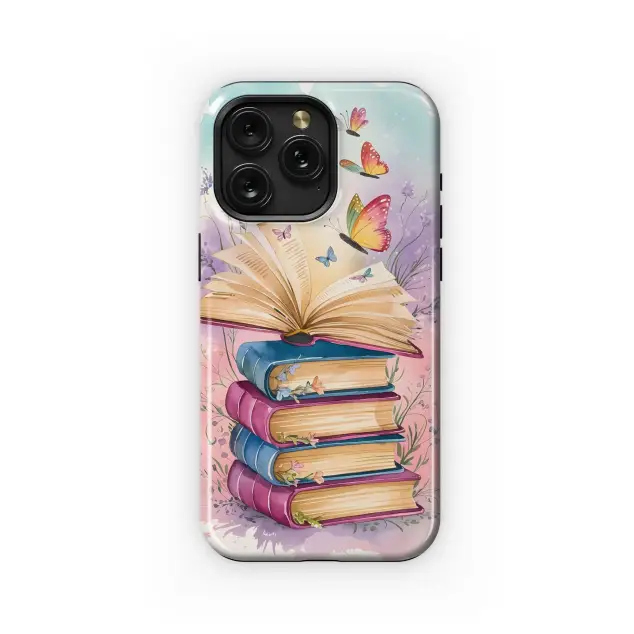 Samsung Galaxy S10 Butterfly Books and Lavender Dream Phone Case
