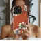 Samsung Galaxy S10 Terracotta Bloom Vintage Floral Design Phone Case - Image 2