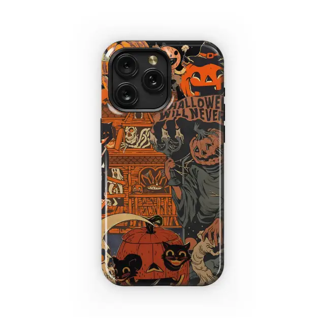 Samsung Galaxy S20 FE 2022 Halloween Gothic Spooky Pumpkin Head Phone Case