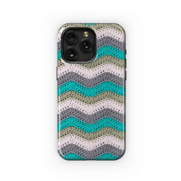 Samsung Galaxy S20 FE 2022 Knitted Zigzag with Pastel Yarn Phone Case