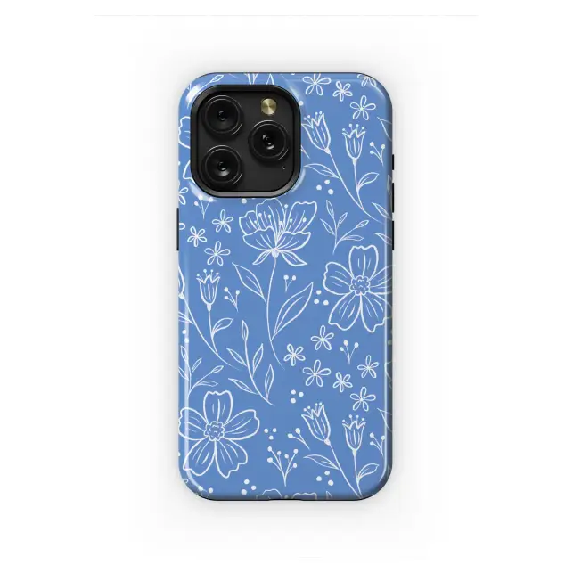 Samsung Galaxy S20 FE 2022 Wildflowers on a Periwinkle Sky Phone Case