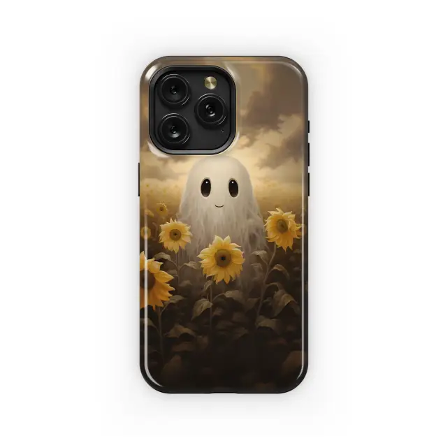 Samsung Galaxy S20 Ultra 5G Cute Ghost in Sunflower Field Phone Case