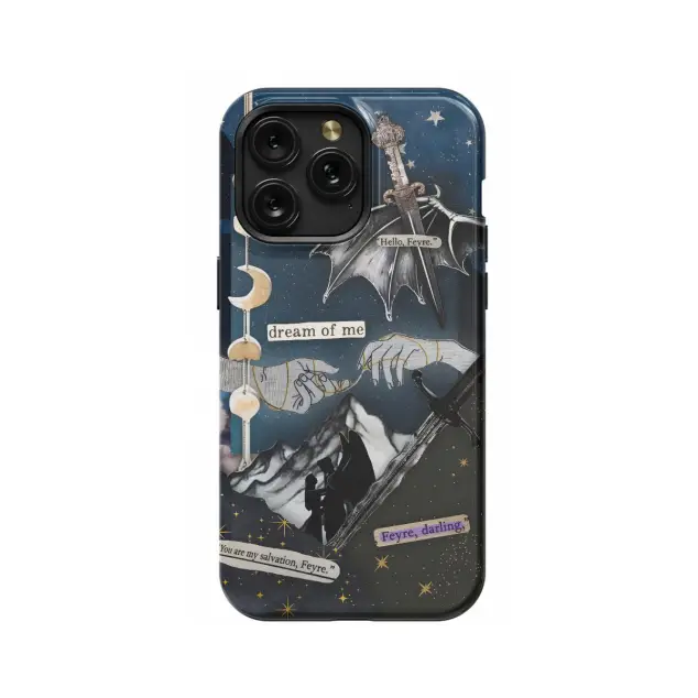 Samsung Galaxy S20 Ultra Acotar Collage Acomaf Night Court Celestial Moon Stars Phone Case