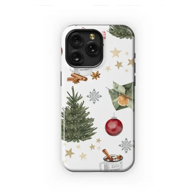 Samsung Galaxy S20 Ultra Hello Winter Cozy Christmas Art Phone Case