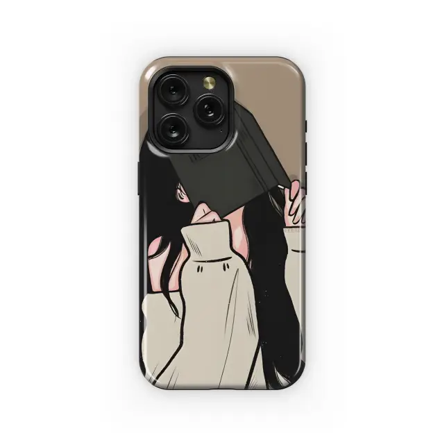 Samsung Galaxy S21 Fan Edition Hidden Book Girl Phone Case
