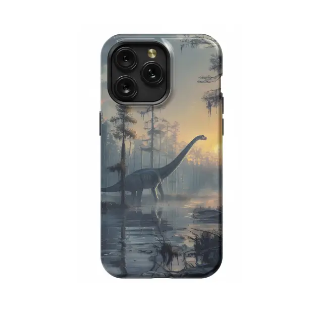 Samsung Galaxy S21 Fan Edition Sauropod Dinosaur in Nature Phone Case