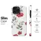 Samsung Galaxy S21 Ultra 5G Vintage Crimson Floral Whisper Phone Case - Image 7