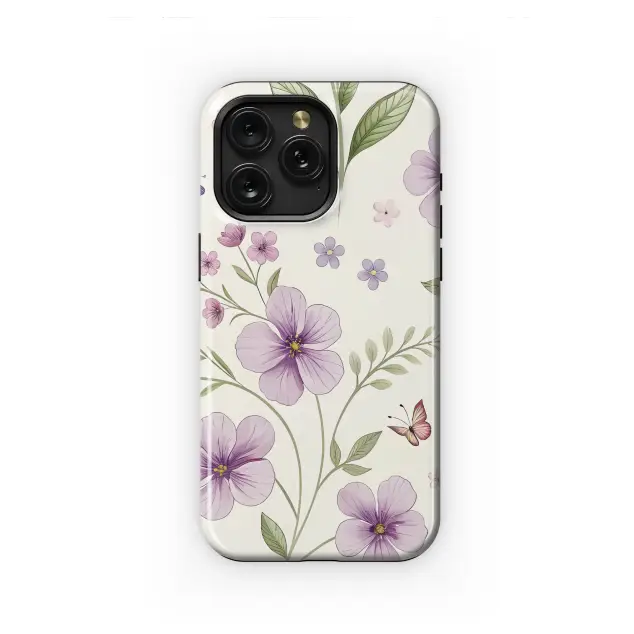 Samsung Galaxy S22 Lavender Whisper Botanical Garden Art Phone Case