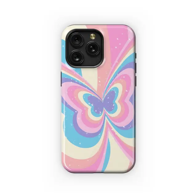 Samsung Galaxy S23 FE Butterfly Retro YK Colorful Phone Case