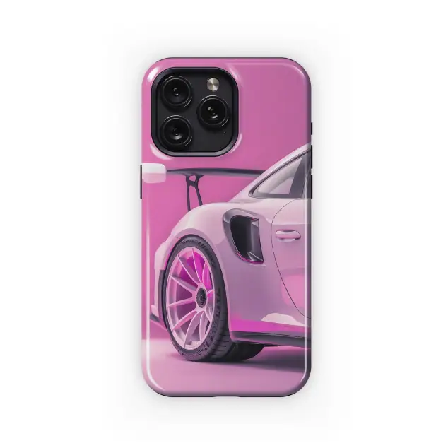 Samsung Galaxy S23 Fan Edition Pink Porsche GT RS Phone Case