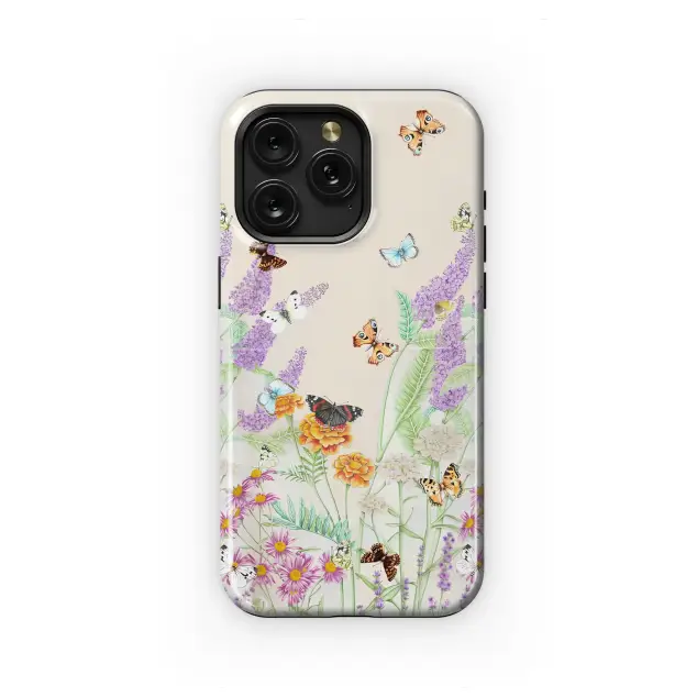Samsung Galaxy S23 Plus A Botanical Ballet of Butterflies Phone Case