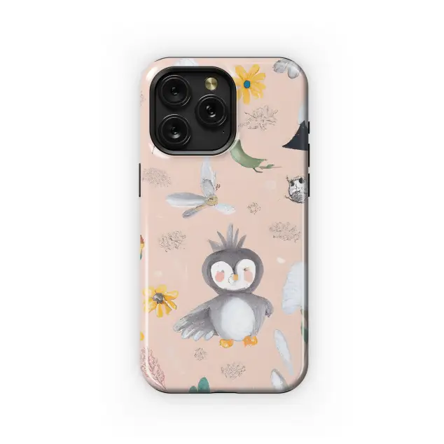 Samsung Galaxy S24 FE Cute Pastel Forest Baby Animals Phone Case