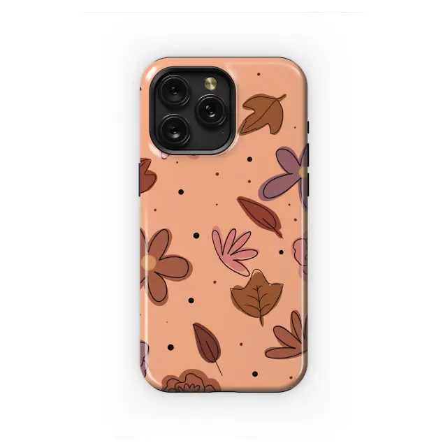 Samsung Galaxy S24 Fan Edition Autumns Gentle Floral Cascade Phone Case