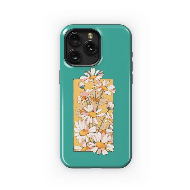 Samsung Galaxy S24 Fan Edition Daisy Delight Floral Art Phone Case