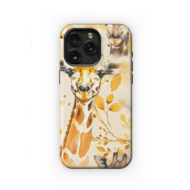 Samsung Galaxy S24 Fan Edition Giraffe Painting Print Phone Case