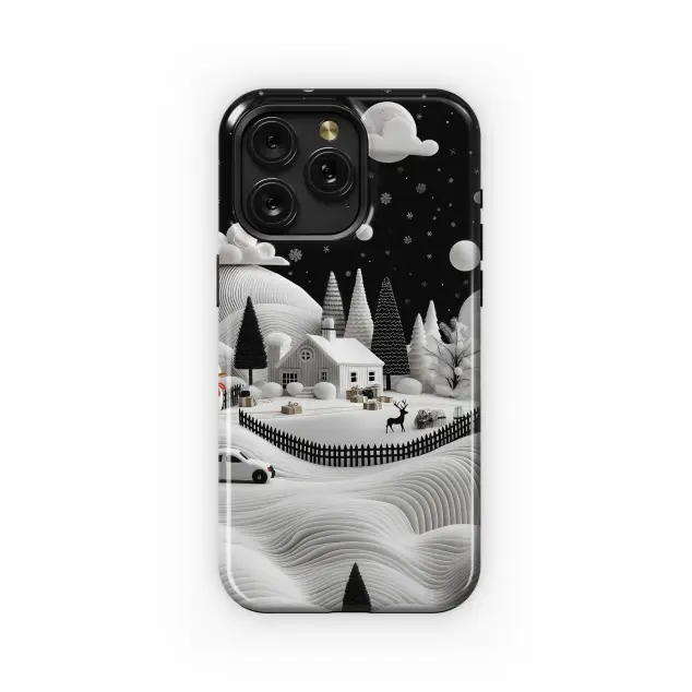 Samsung Galaxy S24 Fan Edition Winter Wonderland Scene Phone Case