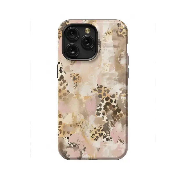 Samsung Galaxy S24 Plus Animal Print Abstract Leopard, Tiger Watercolor Phone Case